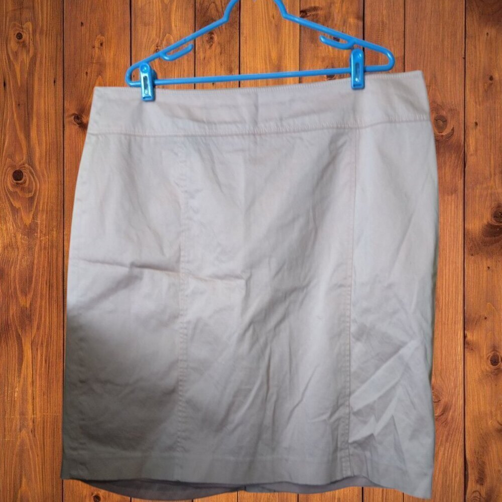 TALBOTS Size 20 Dusty Pink Straight Pencil Skirt Career Office Classic Neutral